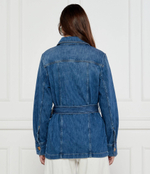 Джинсовая куртка TWINSET - голубой(251TP2610)