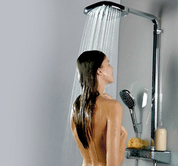 Душевая система Hansgrohe Raindance Select Push 300 3jet Showerpipe хром 27127000