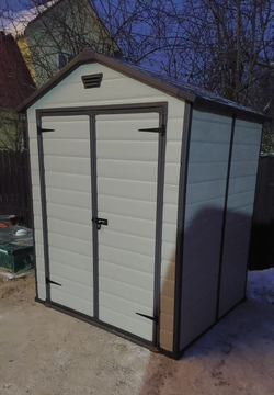 Пластиковый сарай Keter Manor 6x5 beige