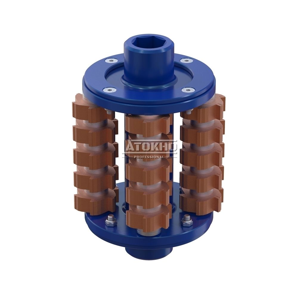 LATOKHO DCCR 250/150 (Россия) Фрезеровальный барабан (фреза) с карбидными ножами для демонтажа разметки шириной 150 мм