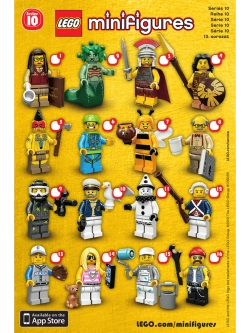 LEGO Minifigures Series 10 71001 Минифигурки
