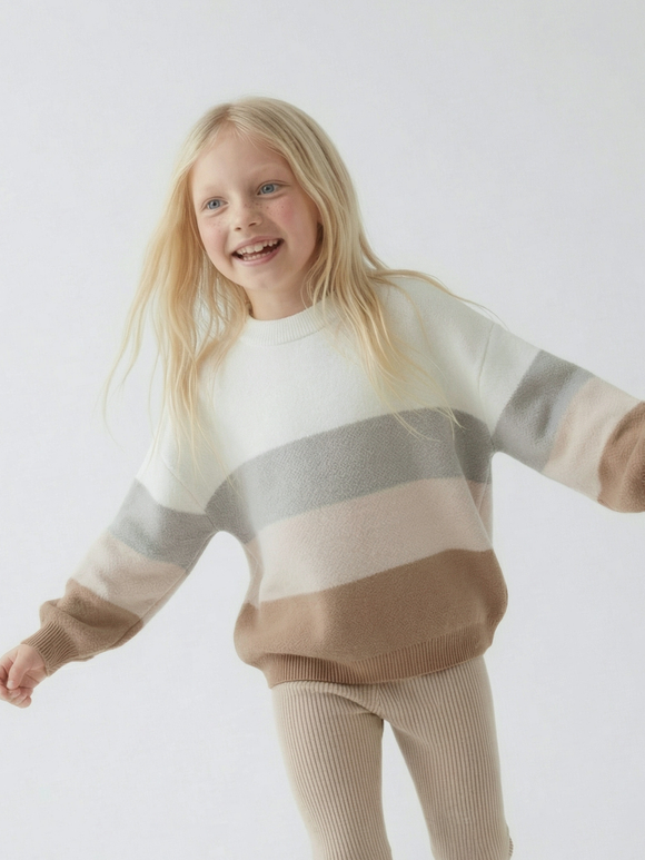 Джемпер Тайга из хлопка свободного кроя