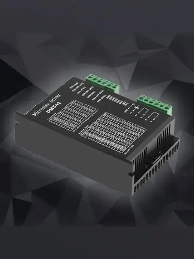 Драйвер шагового двигателя DM542, 20-50В, 4,2А / Микрошаговый привод для 42 57 шаговых двигателей Nema17 Nema23 напряжение питания