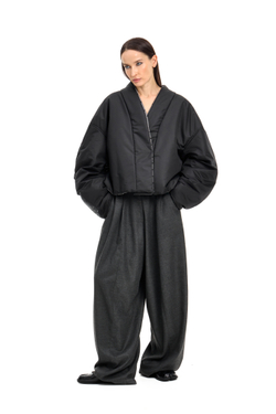 Куртка двусторонняя TULUP graphite/black