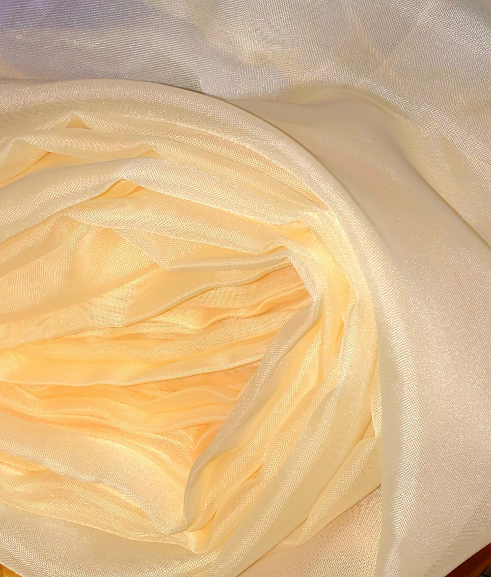 Вуаль однотонная ш:295 см. (1м.)