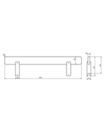 Бортик безопасности для кровати Дана, из сосны, в лаке