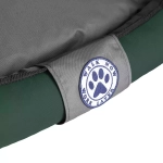 Лежак для средней собаки размер L антивандальный разборный серо-зеленый Lapalandia