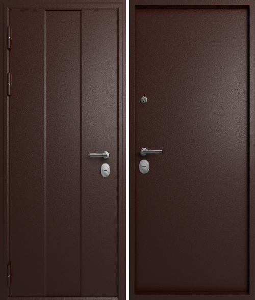 Входная дверь Мегатрон TERMO-5 МАЛЫШ Медь антик - Медь антик