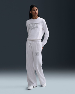 Брюки спортивные женские NIKE W NSW CLUB FLC MR GX WIDE PNT