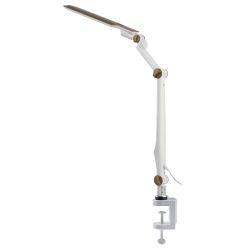 Настольный светильник ЭРА NLED-496-12W-G светодиодный на струбцине золото | Светодиодные настольные лампы