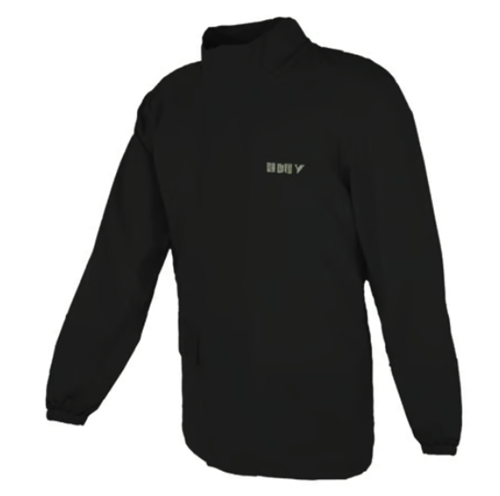 Rain coat jacket mini black