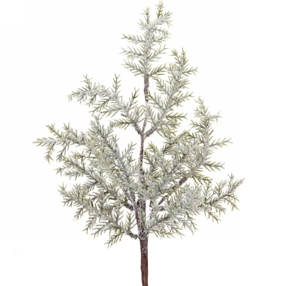 Ветка хвойная «Снежная хвоя» 48 см