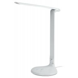 Настольный светильник ЭРА NLED-482-10W-W светодиодный с ночником белый
