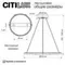 CL215B051 TRIO Черная Люстра Подвесная