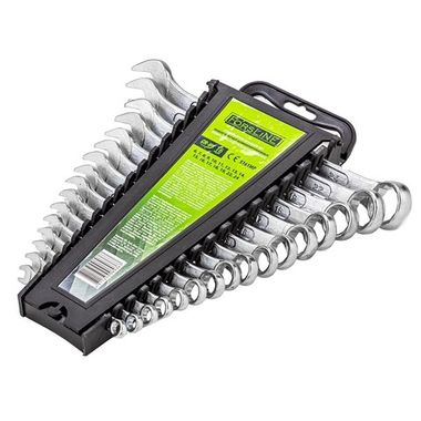 Набор ключей комбинированных 16пр.(6-19,22,24мм)в пластиковом держателе ForsLine FL-5161MP