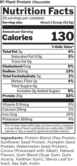 RULE ONE Plant Protein 670g , Растительный протеин