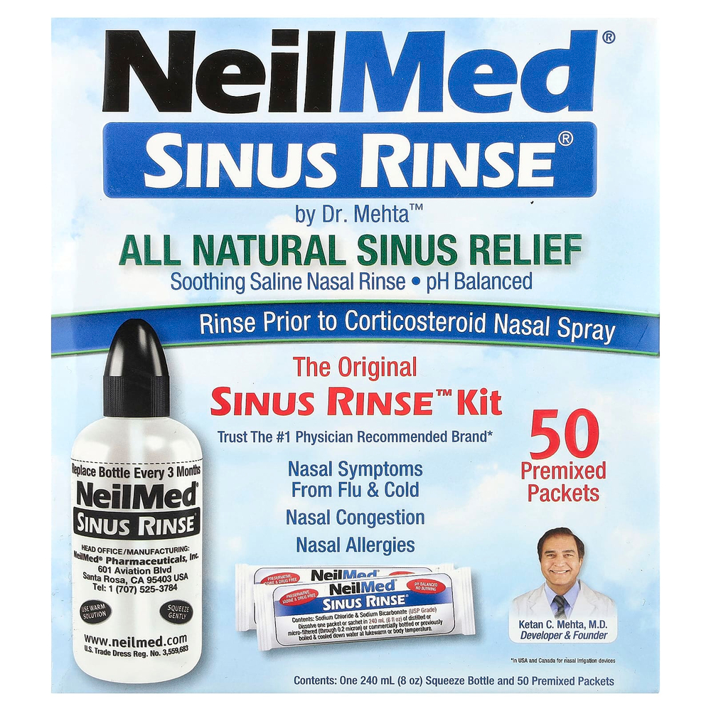 NeilMed, Sinus Rinse Kit™, 1 набор