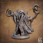 Иллитид mind flayer Illithid Свежеватель разума Некромант Волшебник Маг Колдун миниатюра для dnd, днд, pathfinder, фентези, Настольная игра, НРИ, Варгейм, РПГ