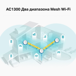 Mesh система TP-Link Deco M5 3-Pack