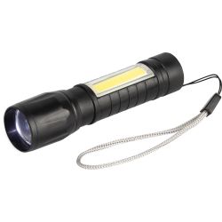 Светодиодный фонарь Трофи UA-101 аккумуляторный 3Вт LED + 3Вт COB оптический Zoom 3 режима