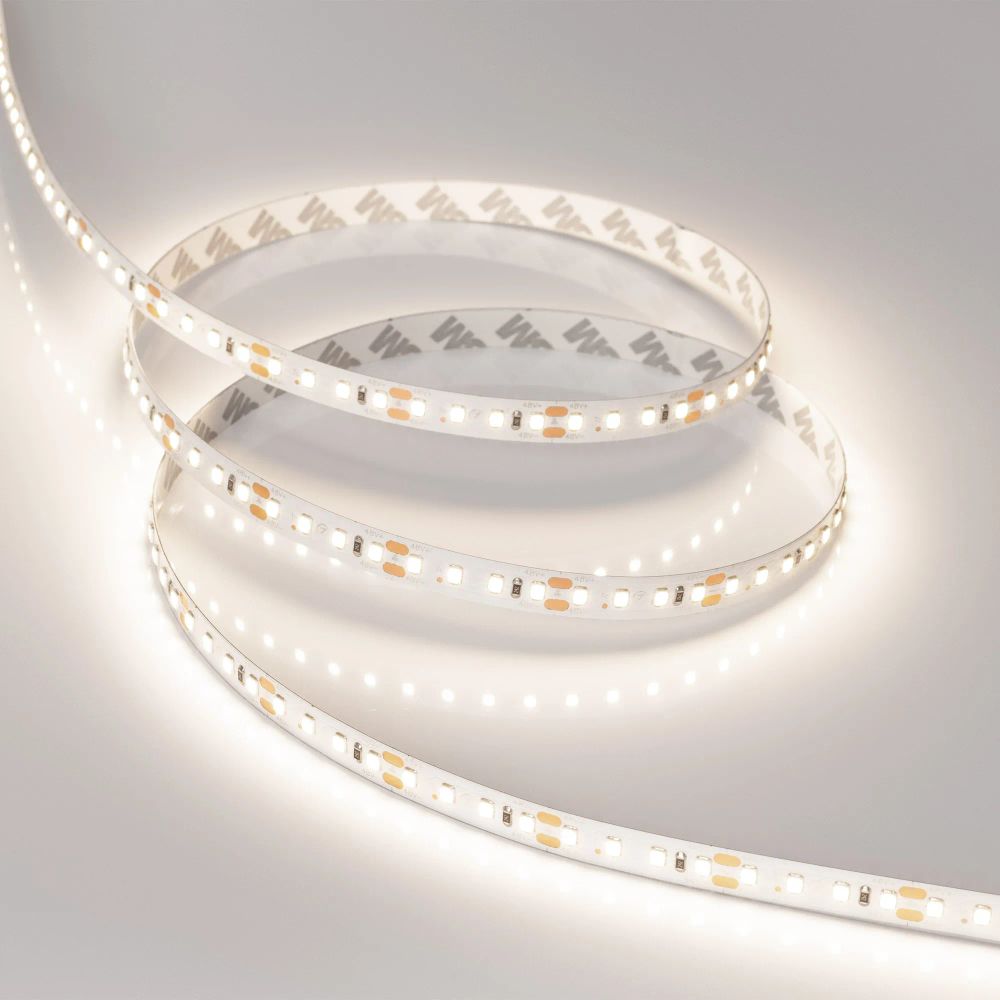 Светодиодная лента RT-A120-10mm 48V Day4000 (9.6 W/m, IP20, 2835, 30m) (Arlight, Открытый) 038804