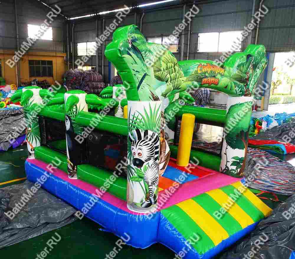 Коммерческий надувной батут "Национальный парк" 4*3*3 м