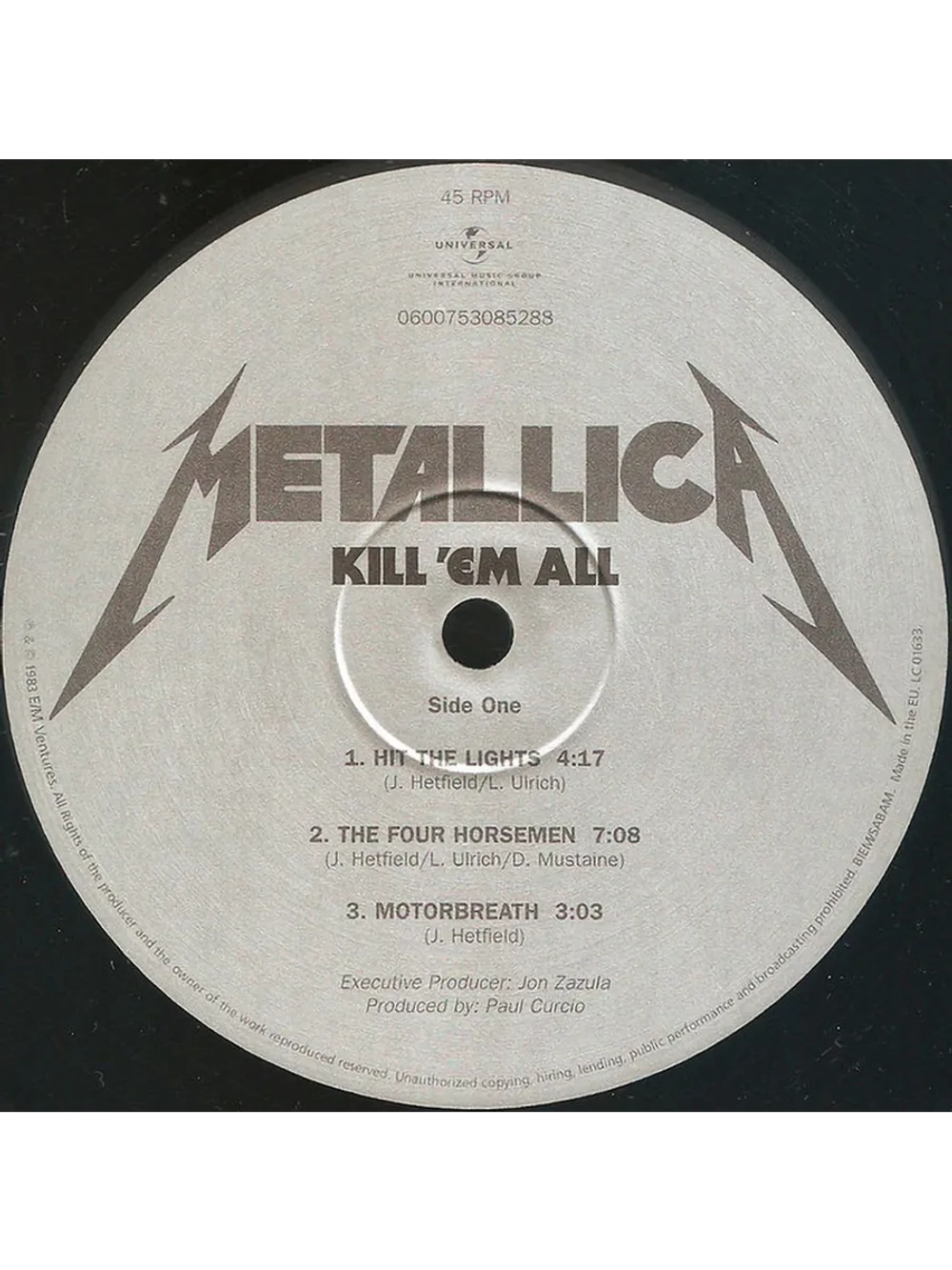 Metallica — Kill 'em All