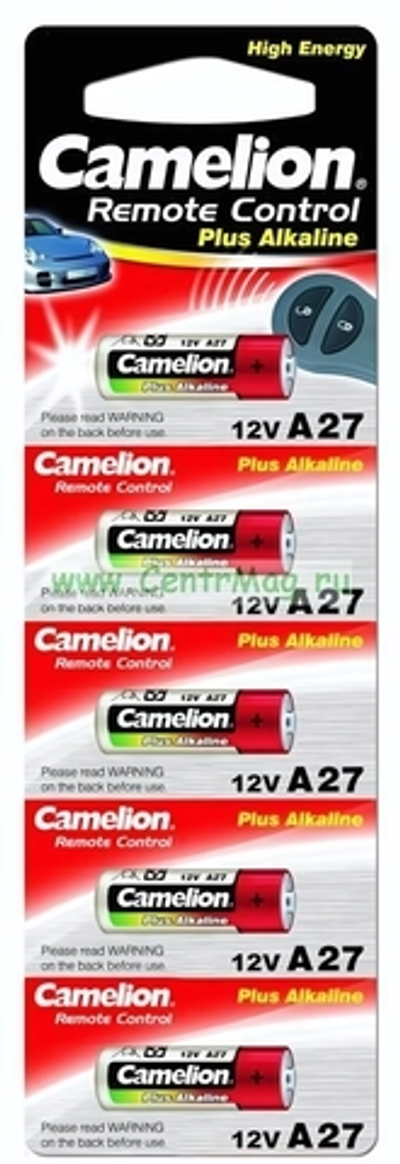 Элемент питания Camelion A27 BL/5 (комплект 5 шт)