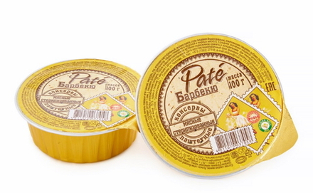 Паштет "Pate Барбекю" 100г. Слоним