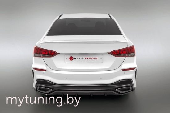 Бампер задний QUANT для Hyundai Solaris II