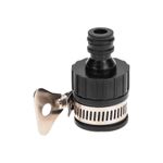 Адаптер универсальный пластмассовый, 1/2"-3/4", с внешним хомутом ЧЕТЫРЕ СЕЗОНА