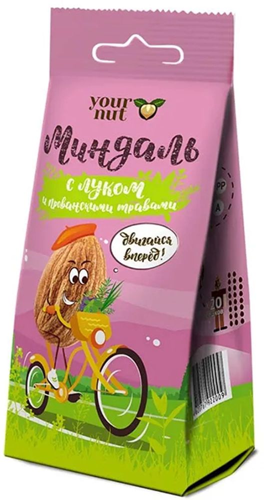 Миндаль Обжаренный с Луком и Прованскими Травами Your Nut 80г