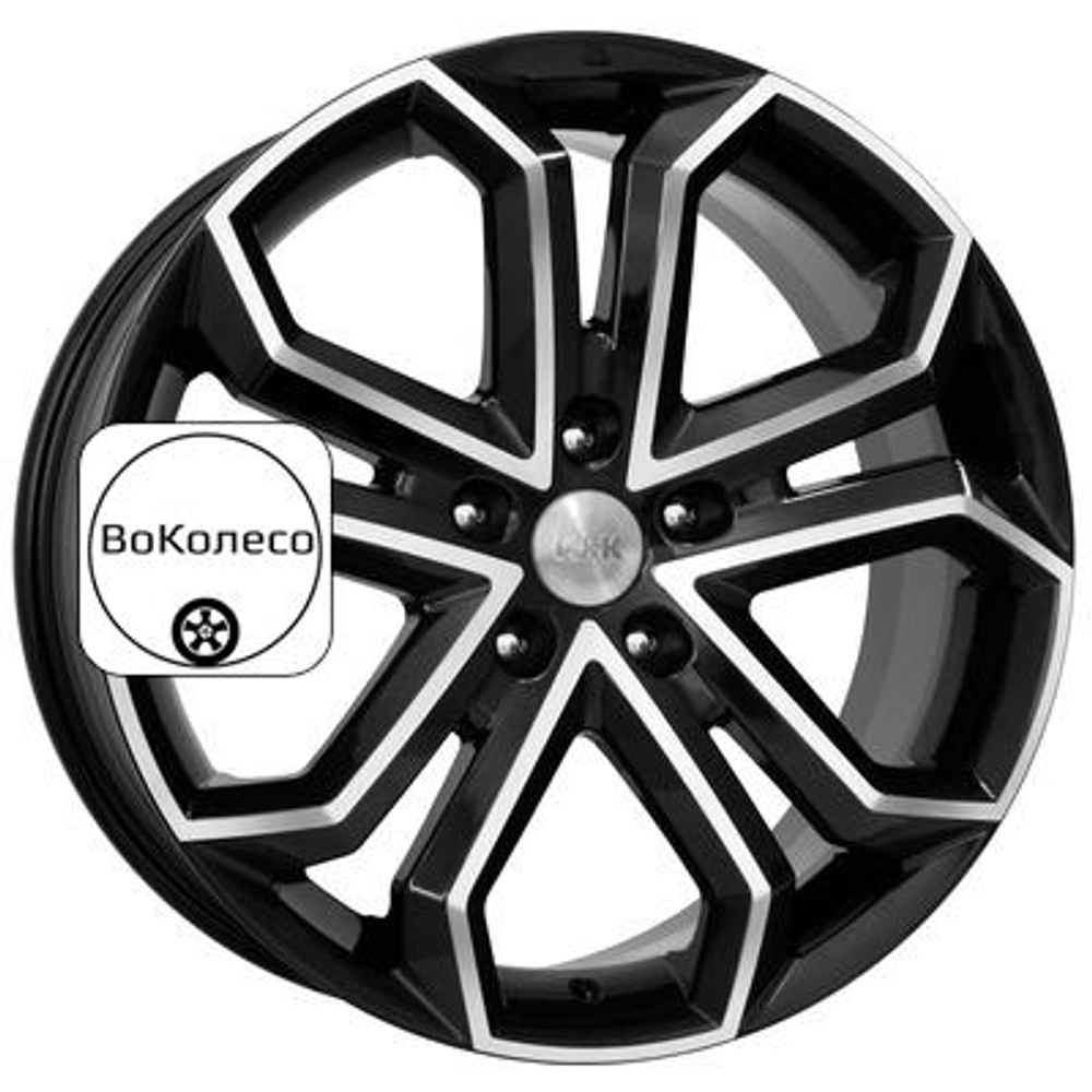 8,5x19/5x112 ET32 D66,6 Пандора (КС466) Алмаз черный K&K