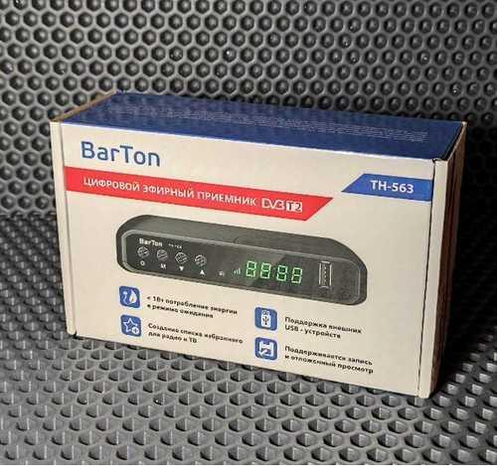 Тв приставка dvb t2 Barton 563