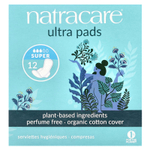 Natracare, Ultra, прокладки , поверхность из органического хлопка, супер, 12 штук