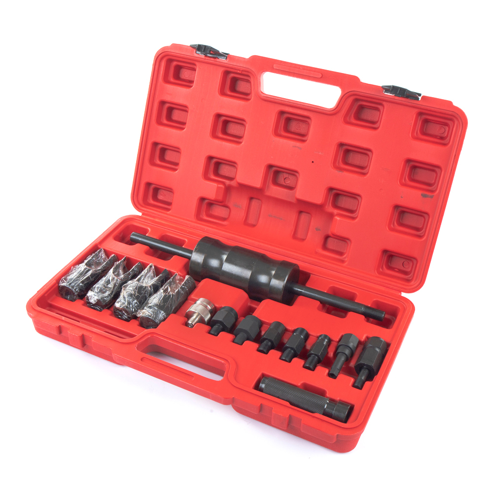 Набор съемников дизельных форсунок (обратный молоток), 14пр. в кейсе ARNEZI R7720501