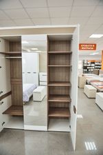 Коллекция Ультра Шкаф 3х. створчатый (540) Белый/Белый гл. (набор)