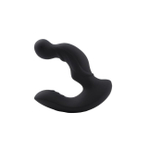 Перезаряжаемый массажер простаты с пультом ДУ, черный (Цвет: черный)