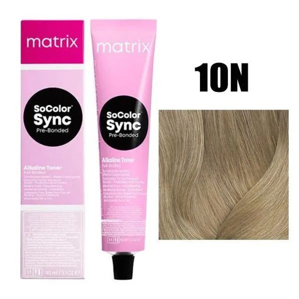 MATRIX SoColor Sync Pre-bonded Tone-on-Tone 10N, 90 мл