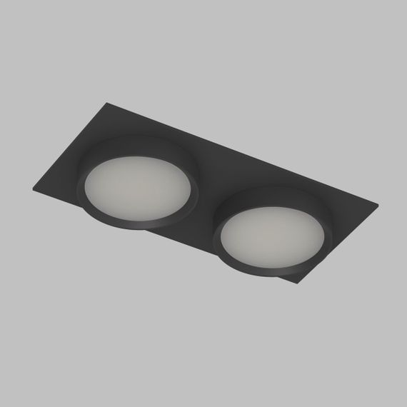 Встраиваемый светильник Denkirs Flat DK2092-BK