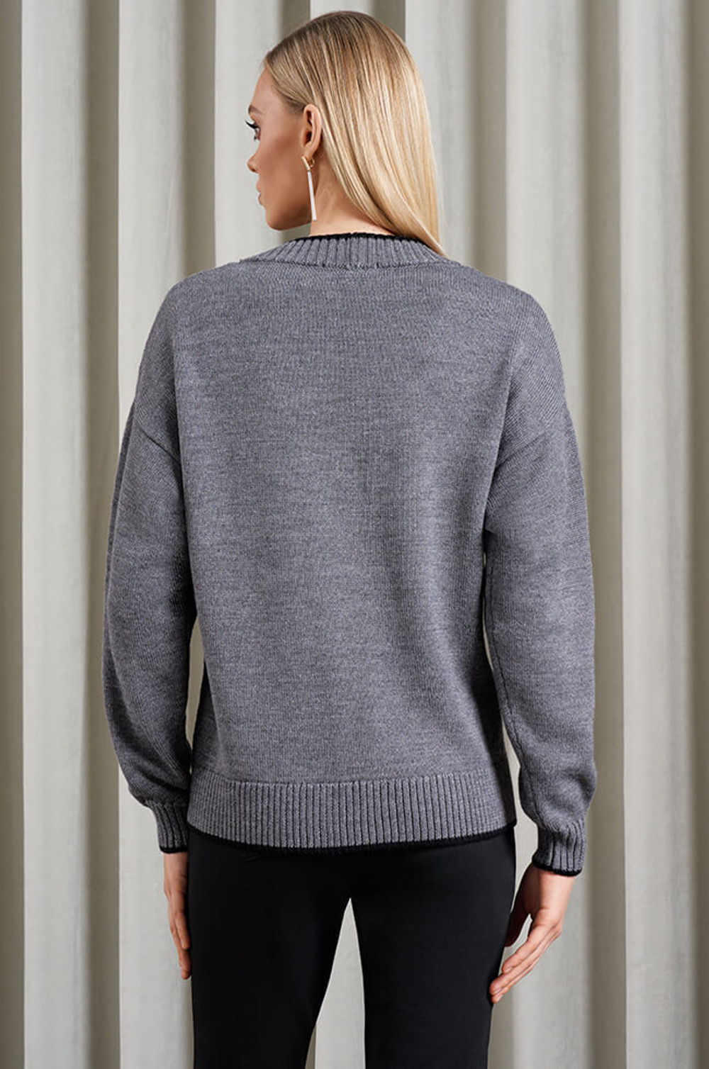 1850 Кардиган женский (темно-серый)