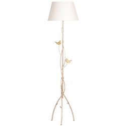 Светильник напольный торшер Терра с абажуром Сити-2 Кремовый