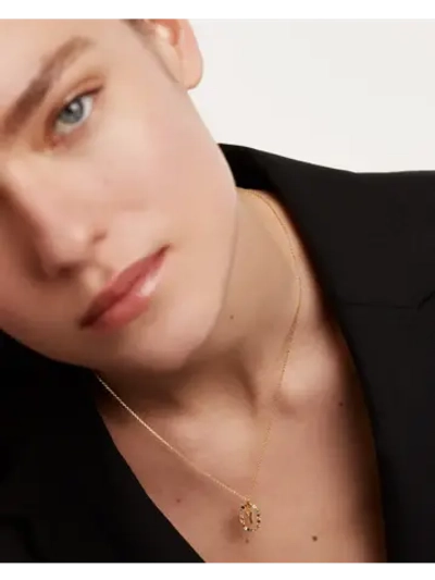 Колье Буква Y серебро 925 пробы покрытое золотом