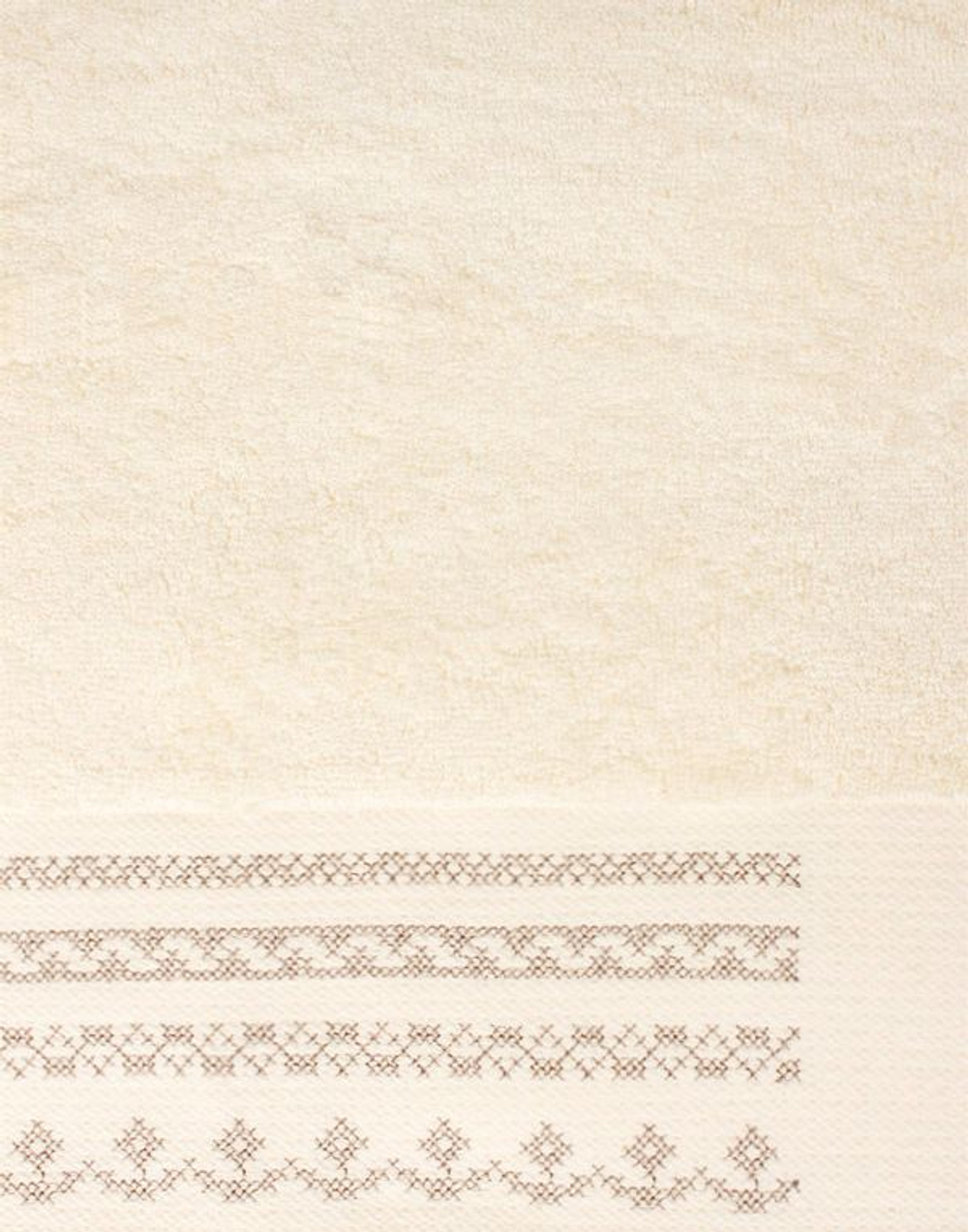 Набор полотенец 3 шт Devilla Орнамент экрю