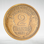 France, 2 Francs 1931, XF