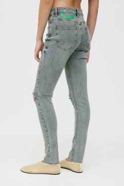 Джинсы скини (For sk8 girl), синие