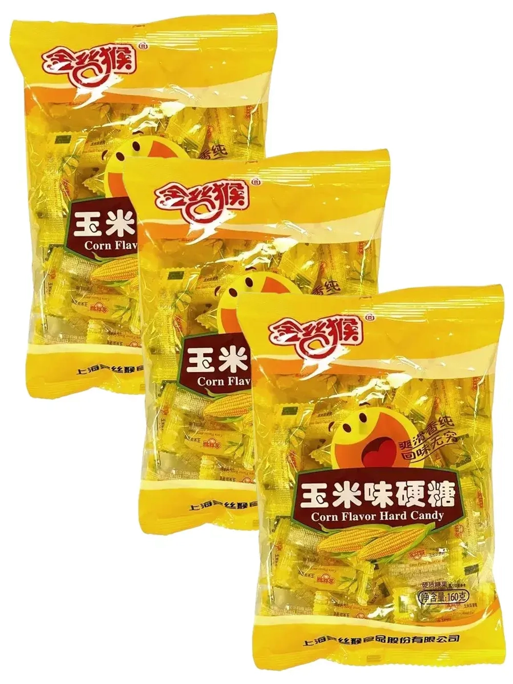 Конфеты со вкусом кукурузы 160 г * 3 шт