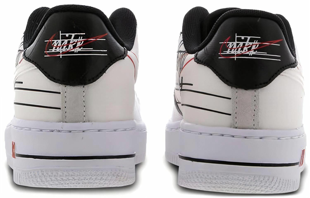 Кроссовки Nike Air Force 1 Script Swoosh Logo (Женская размерная сетка)