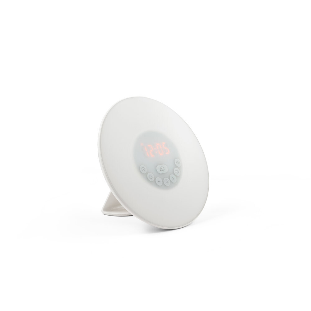 SOLEIL. Будильник с желтой подсветкой