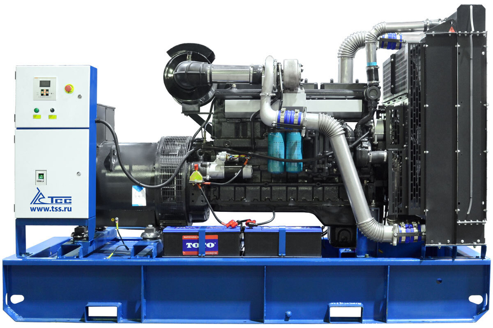 Дизельный генератор ТСС АД-250С-Т400-2РПМ11 в капоте с автозапуском